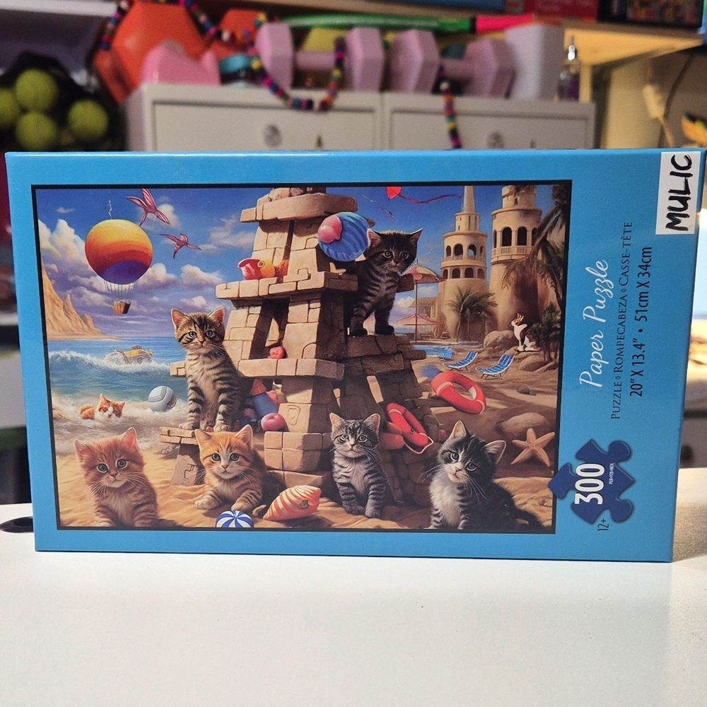2 for $15 ⭐️ Mulic Sandcastle Cats 300 pcs Puzzle